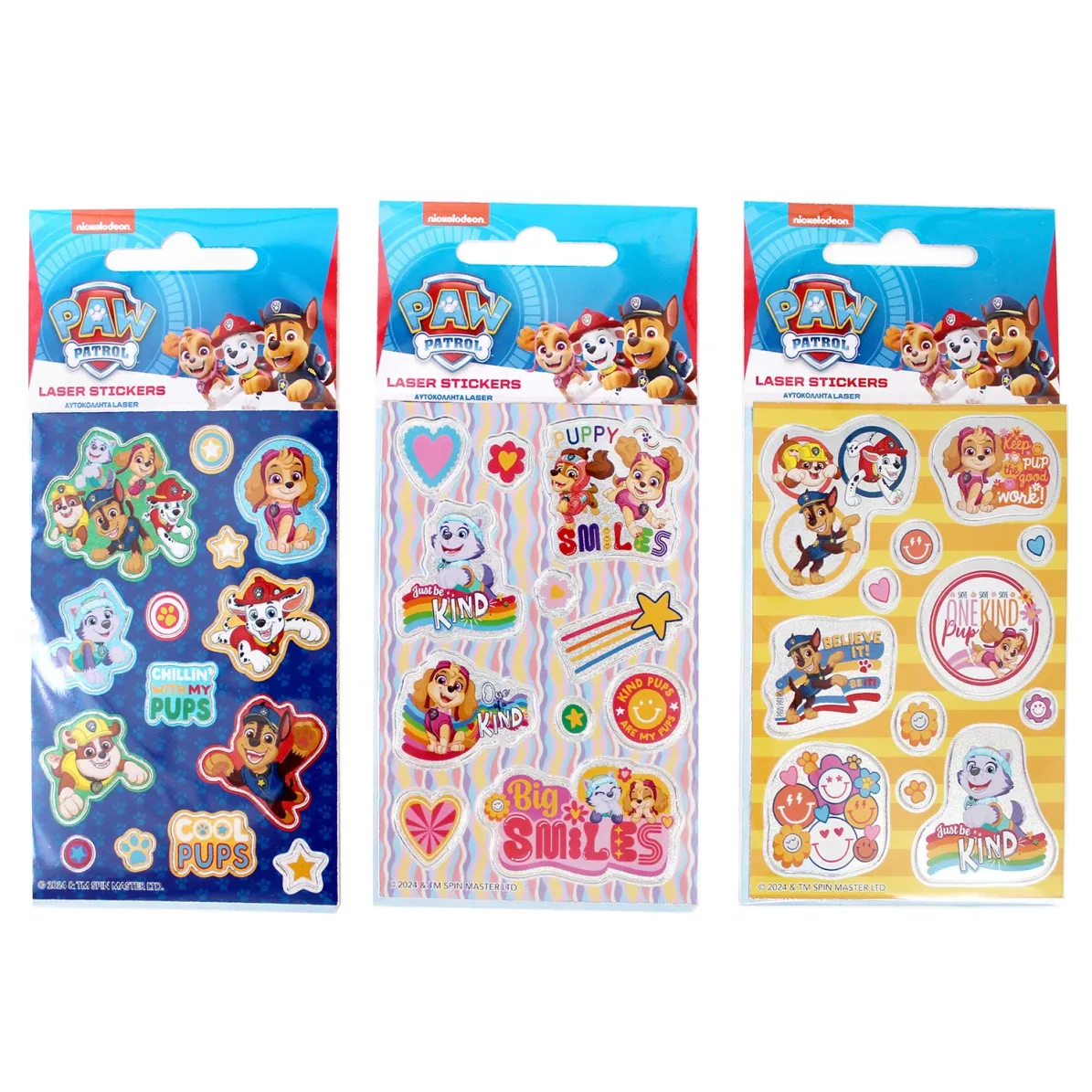 Gim Αυτοκόλλητα Laser Paw Patrol 1 Φύλλο