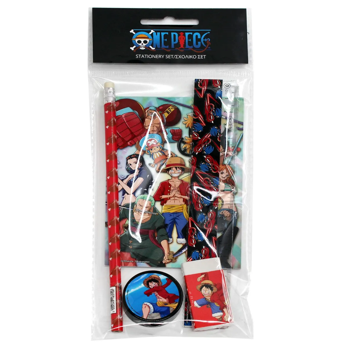 Gim Γραφική Ύλη One Piece 5τεμ.