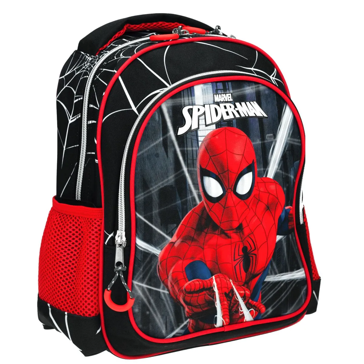 Gim Τσάντα Νηπιαγωγείου Spiderman Black City
