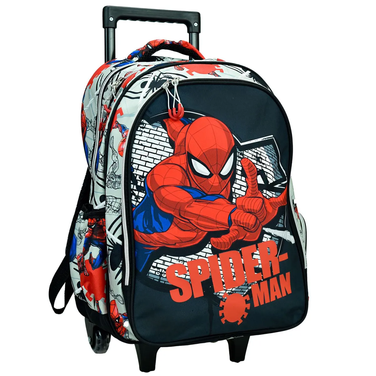 Gim Τσάντα Trolley Δημοτικού Spiderman Spider Wall