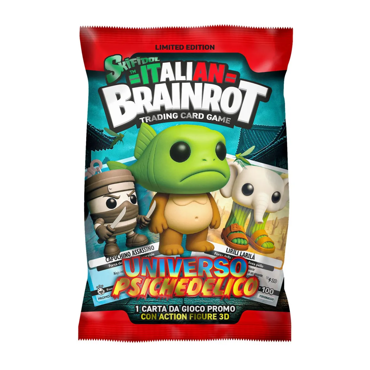 Giochi Preziosi Italian Brainrot Skifidol Psychedelic Φιγούρα Μπρελόκ