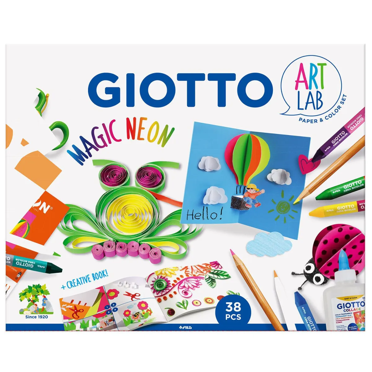 Giotto Σετ Ζωγραφικής Art Lab Magic Neon
