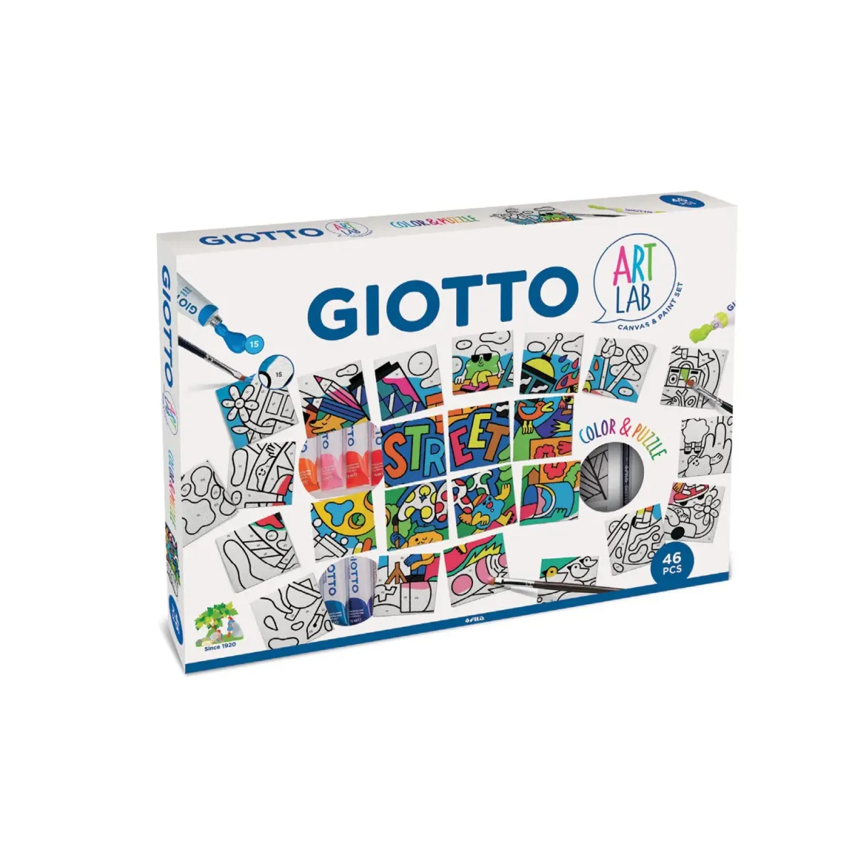 Giotto Εργαστήριο Ζωγραφικής Color & Puzzle 46τεμ.