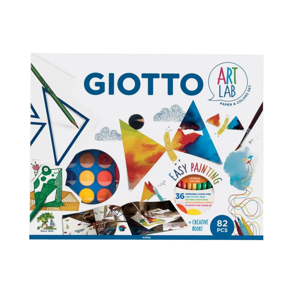 Giotto Εργαστήριο Ζωγραφικής Easy Painting 82τεμ.
