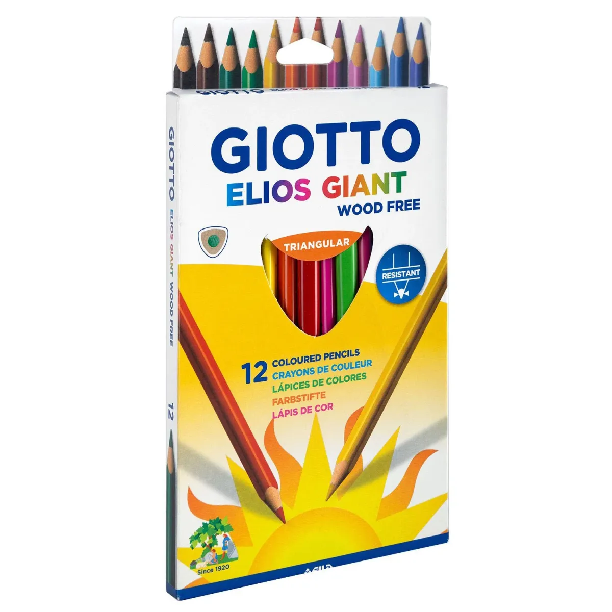 Giotto Ξυλομπογιές Elios Giant 12τεμ.