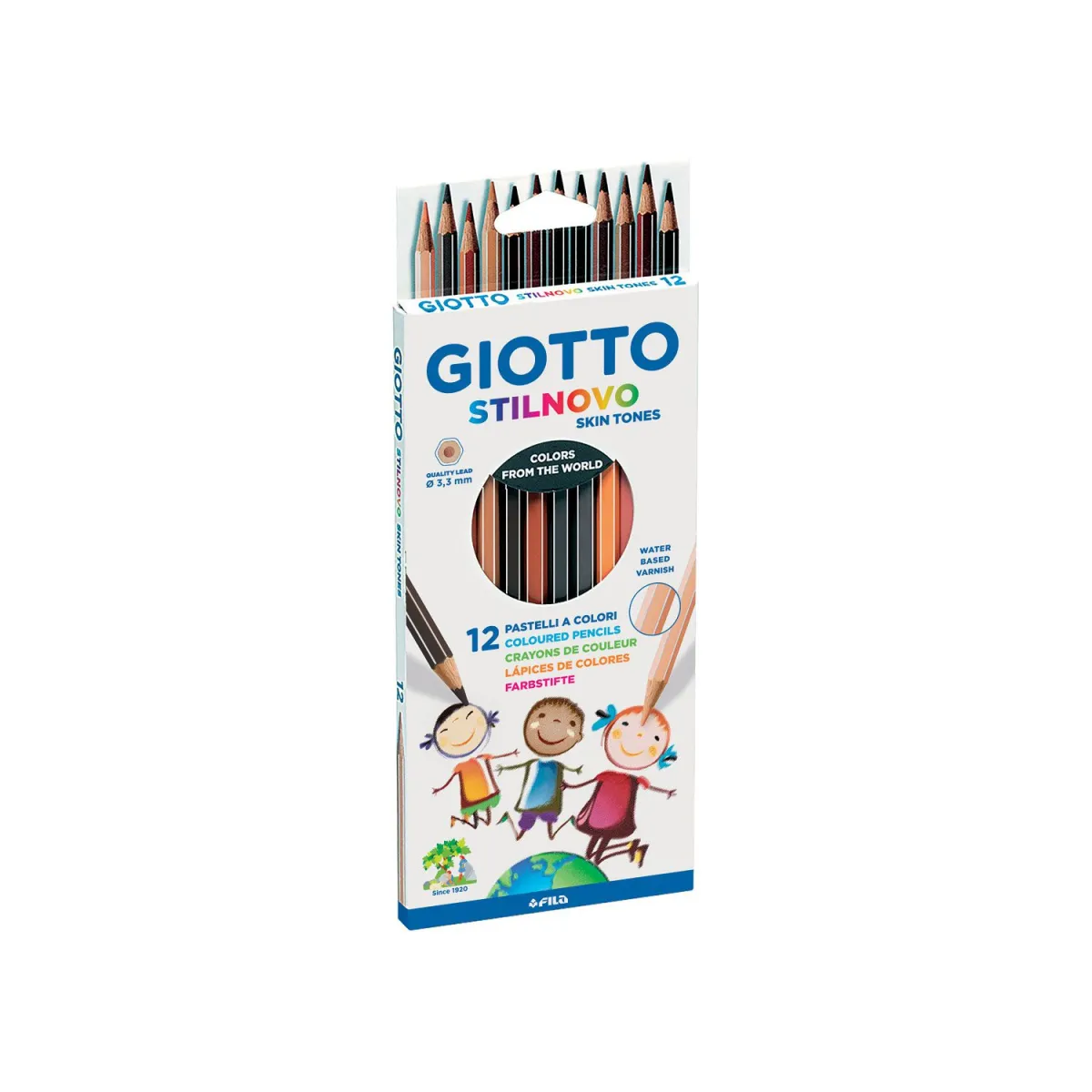 Giotto Ξυλομπογιές Skintones 12τεμ.