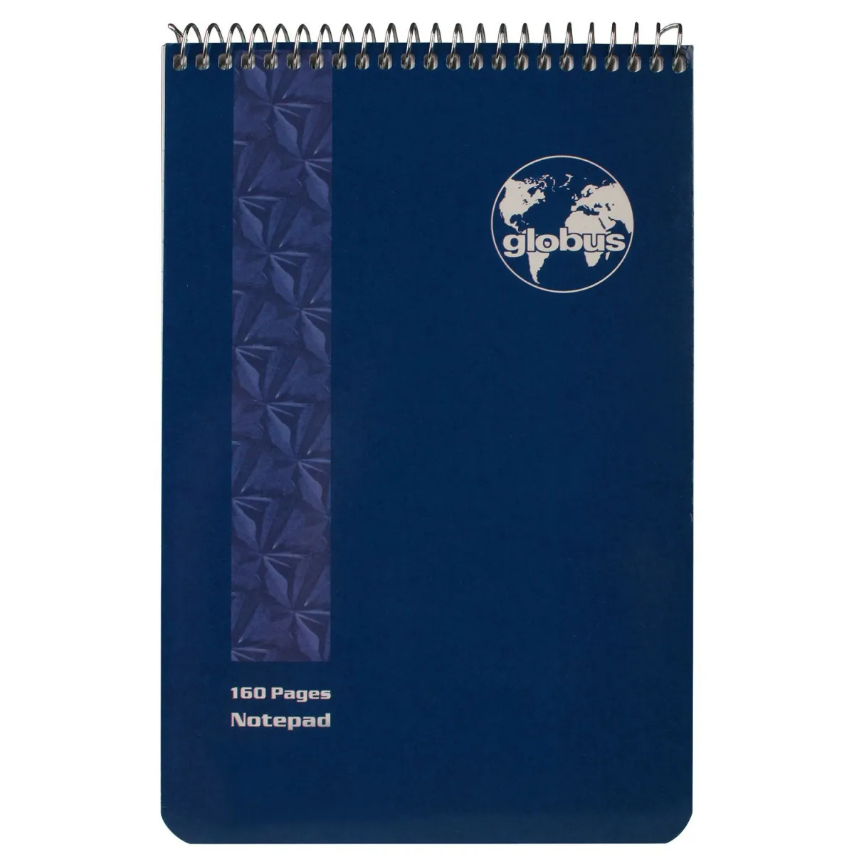 Globus Μπλοκ Σπιράλ Ριγέ Note Pad 14 x 21cm 160Φ