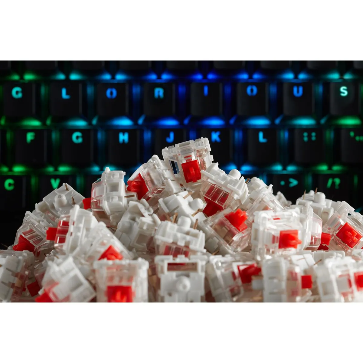 Glorious Gateron Mechanical Keyboard Switches Red