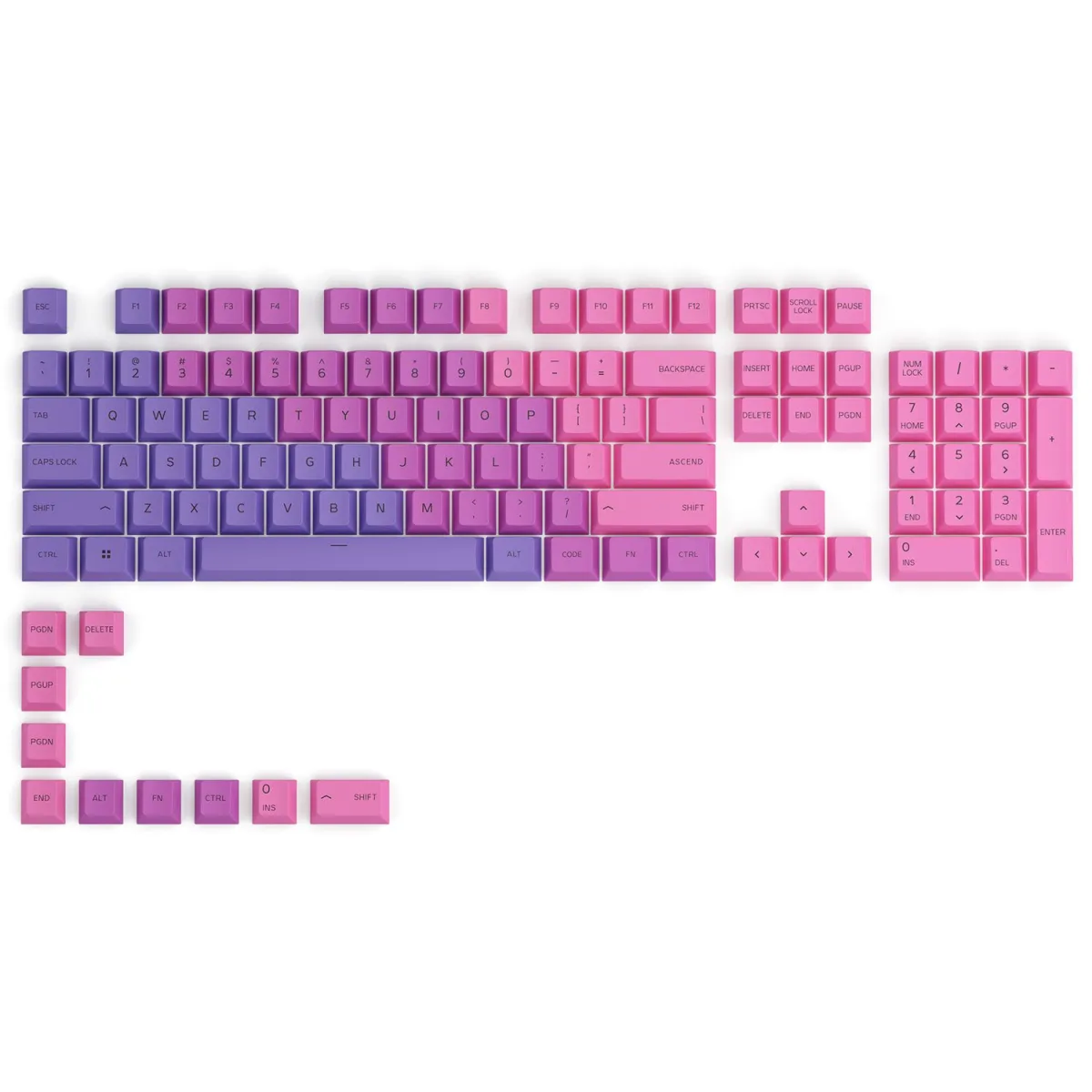 Glorious Keycaps GPBT Nebula