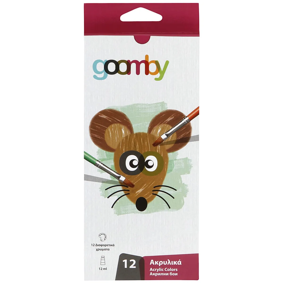 Goomby Σετ Ακρυλικά 12 x 12 ml