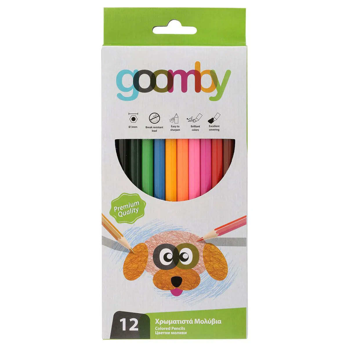 Goomby Ξυλομπογιές 12τεμ.