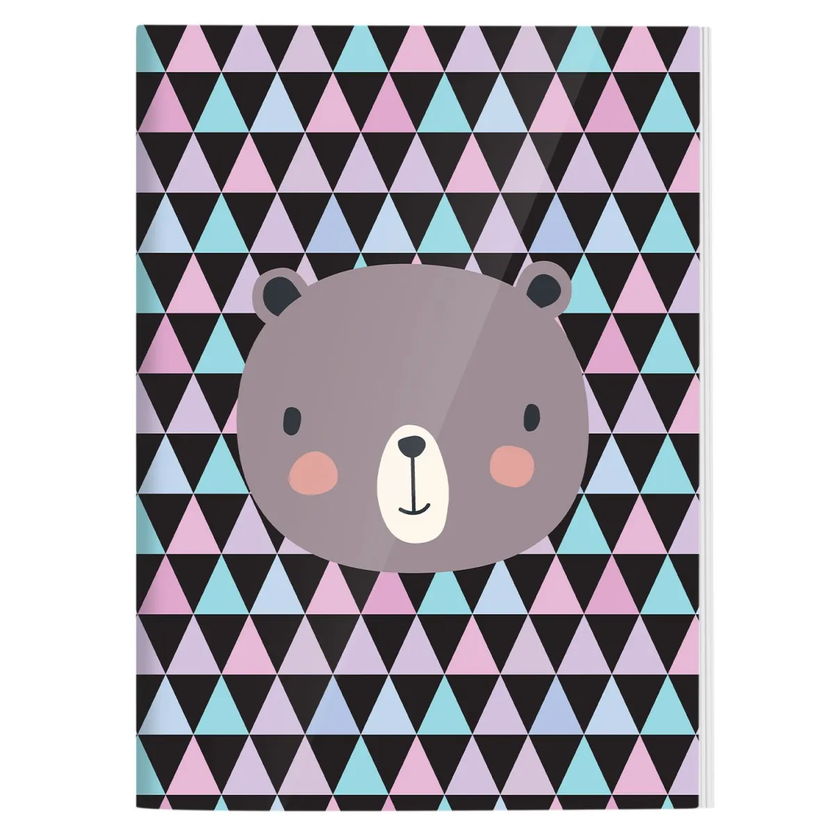 Goomby Τετράδιο Ριγέ 17x25 Bear 40 φύλλων