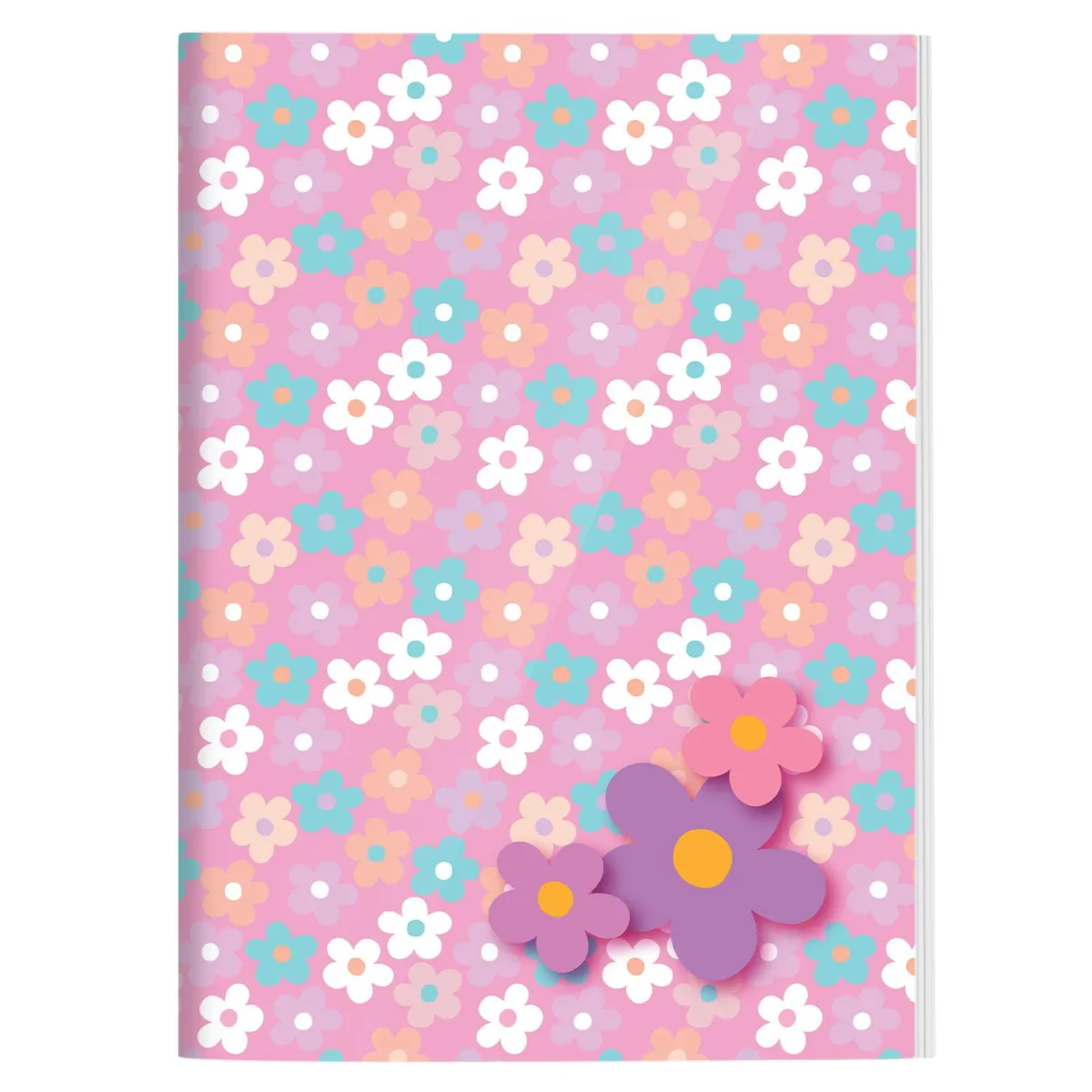 Goomby Τετράδιο Ριγέ 17x25 Blossom 40 φύλλων