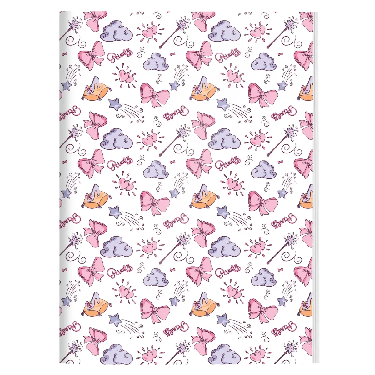 Goomby Τετράδιο Ριγέ 17X25 Pink Bows 40 Φύλλων