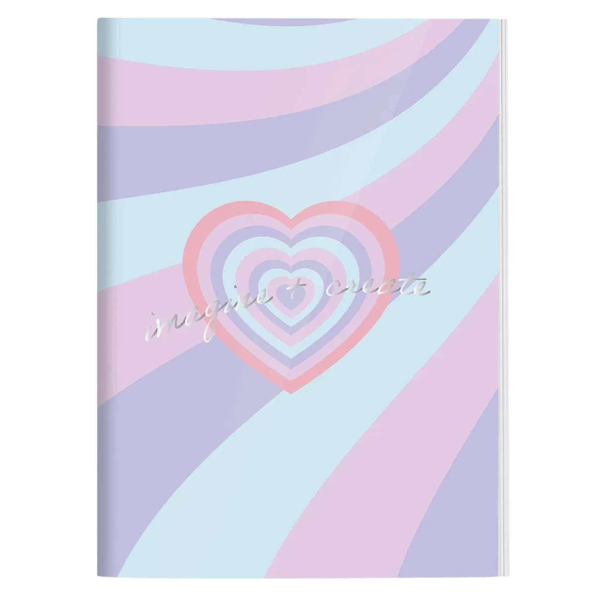 Goomby Τετράδιο Ριγέ 17x25 Hearts 40 φύλλων