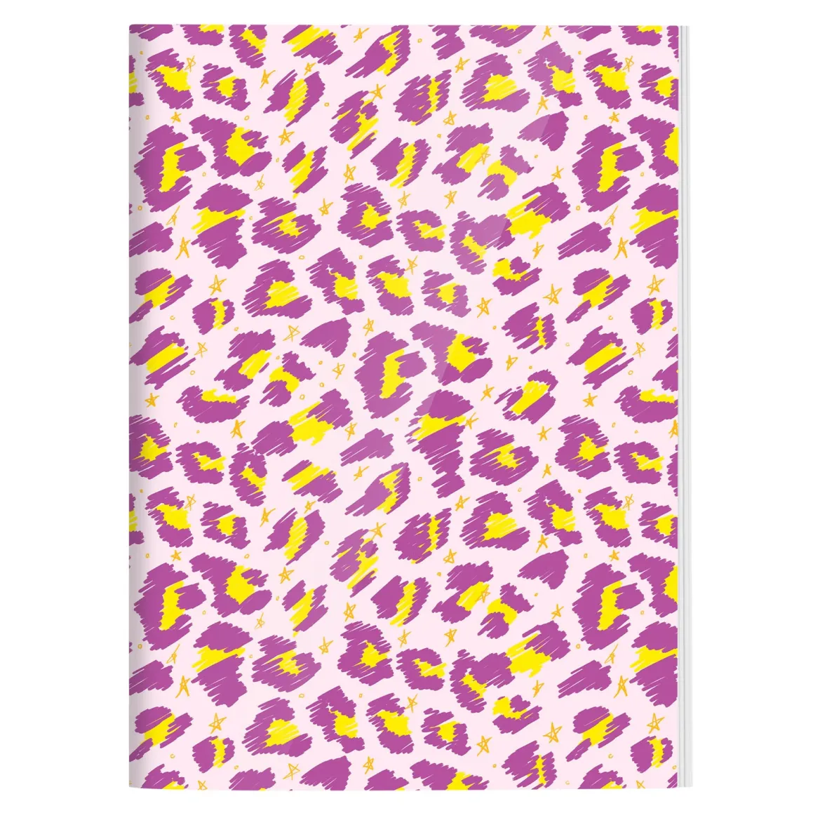 Goomby Τετράδιο Ριγέ 17X25 Purple Print 40 Φύλλων