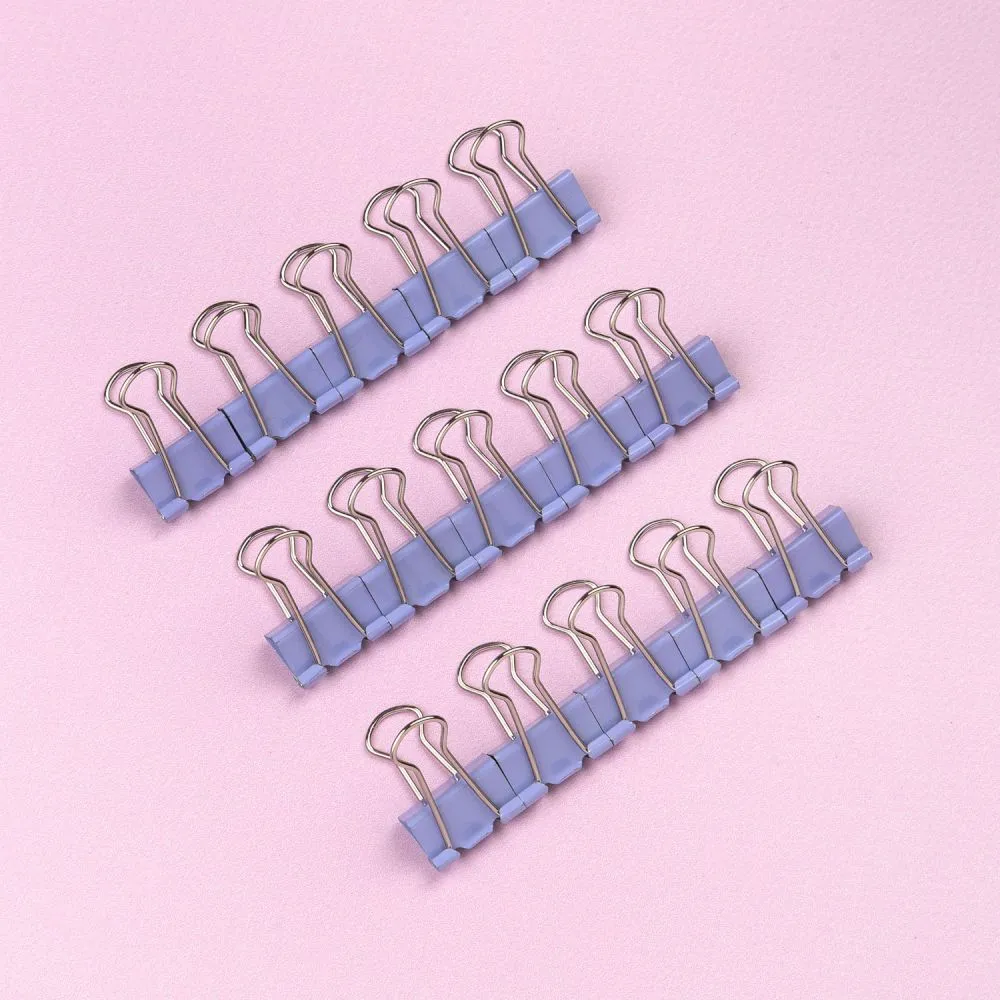 Goomby Κλιπ 19mm Purple 15 Τεμ.
