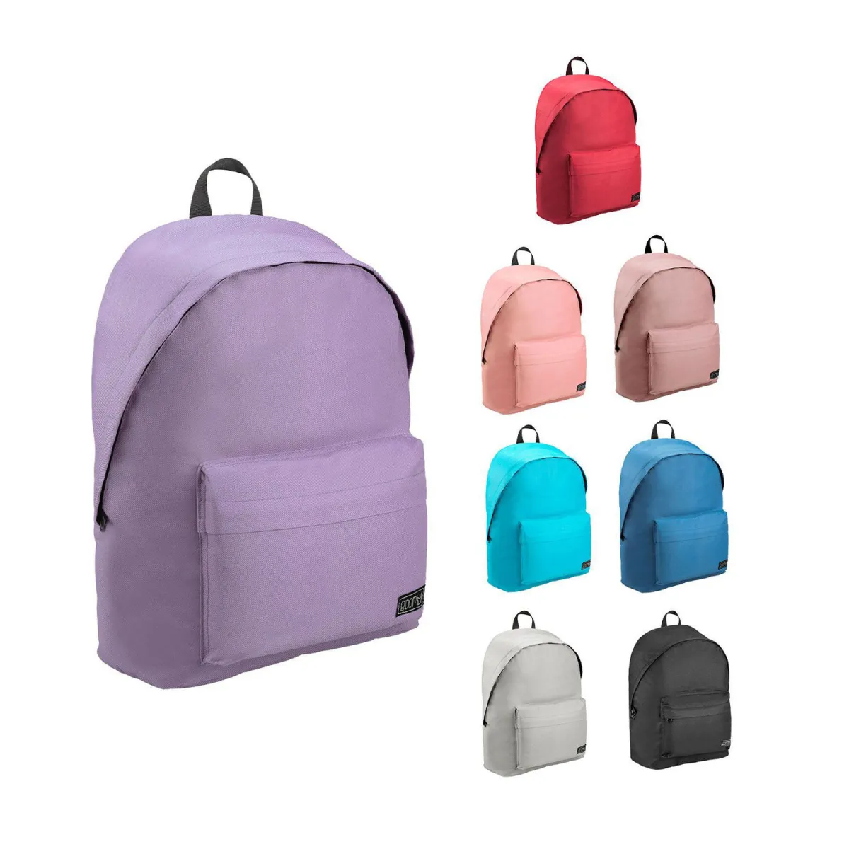 Goomby Τσάντα Σχολική 2 Θηκών 38x29x12cm με Φερμουάρ YKK