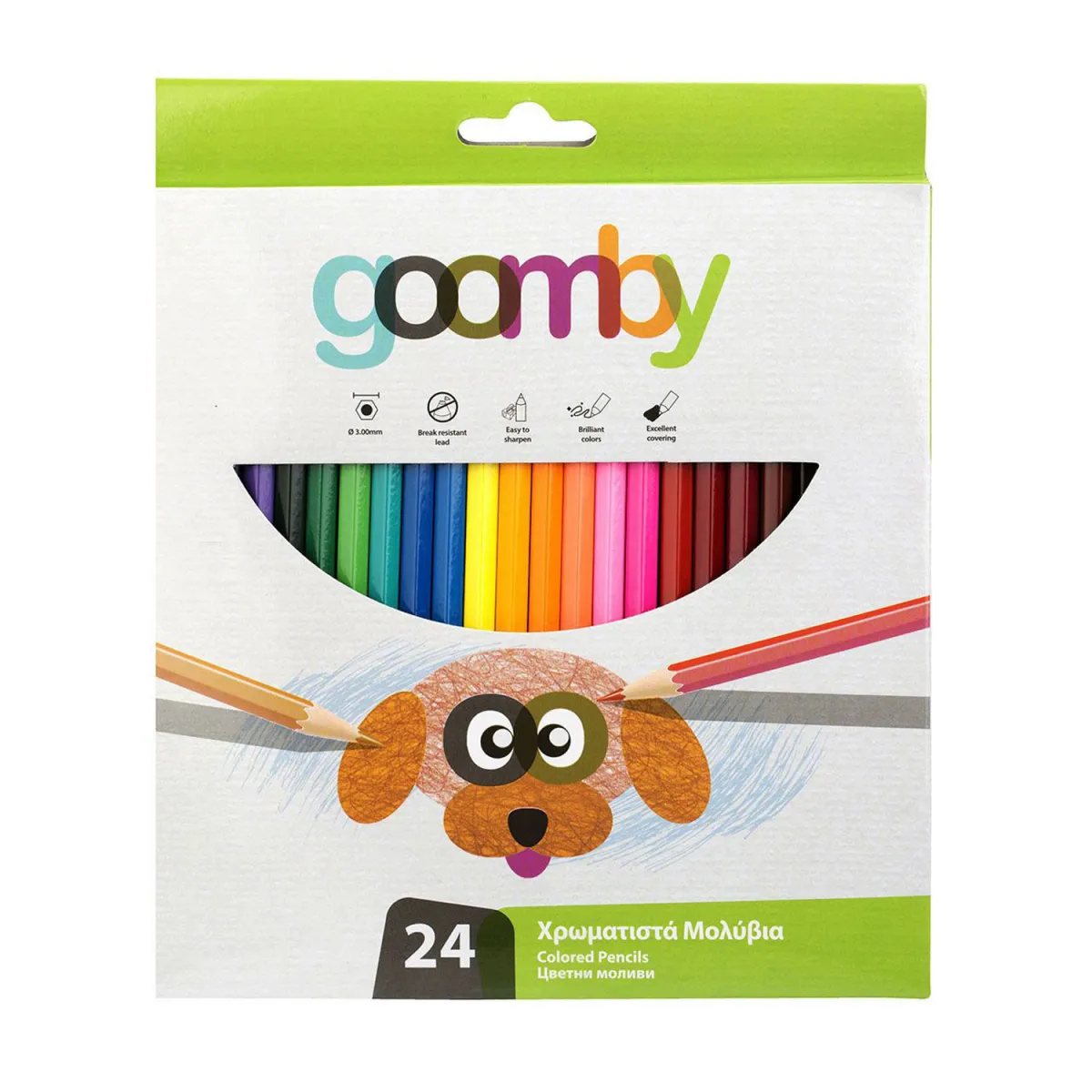 Goomby Ξυλομπογιές 24τεμ.