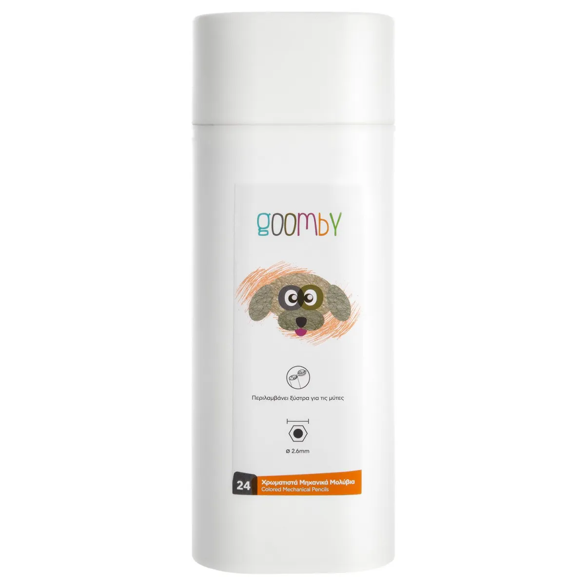 Goomby Μολύβια Μηχανικά Χρωματιστά 24τεμ.