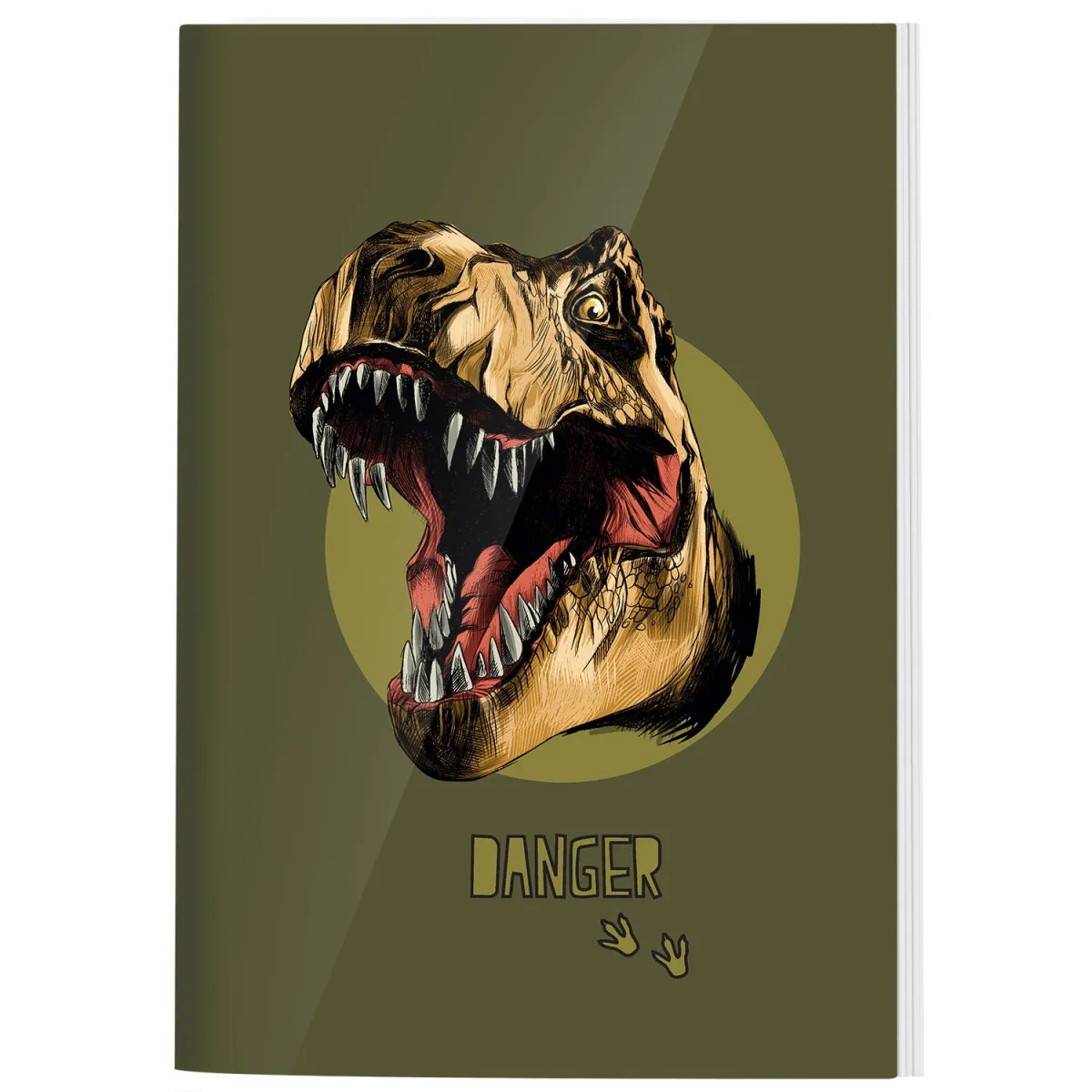 Goomby Τετράδιο Ριγέ Α4 T-Rex 40 φύλλων