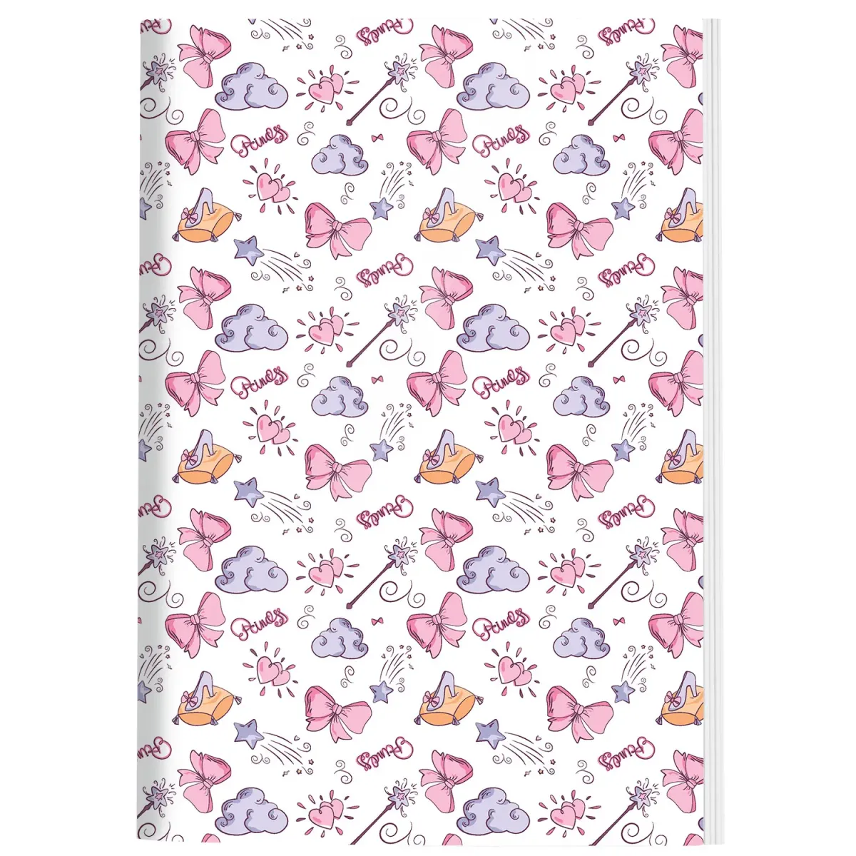 Goomby Τετράδιο Ριγέ A4 Pink Bows 40 Φύλλων