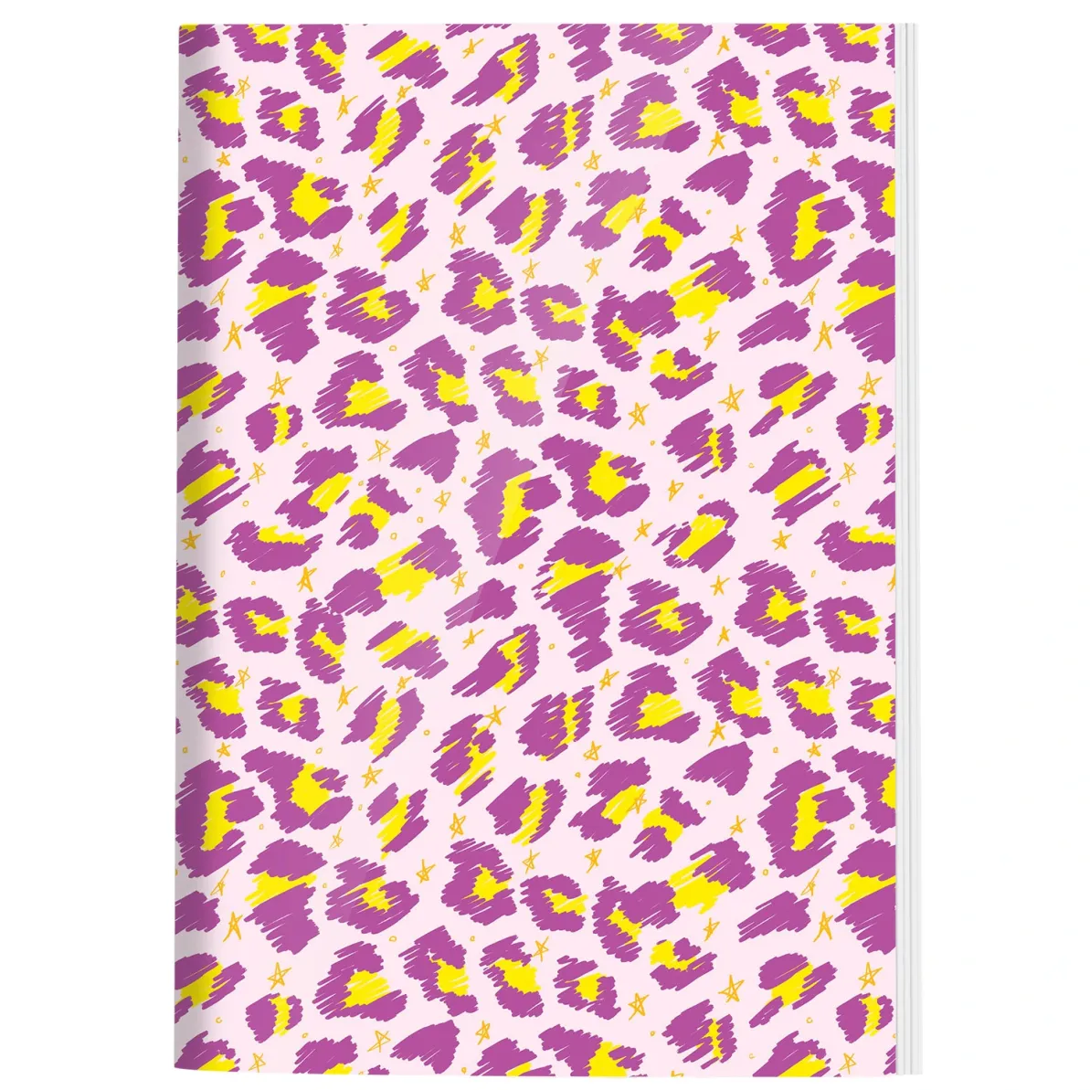 Goomby Τετράδιο Ριγέ A4 Purple Print 40 Φύλλων