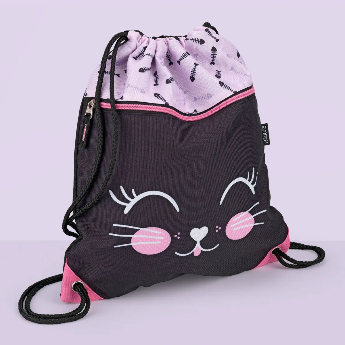 Goomby Τσάντα Εκδρομής Black Kitty