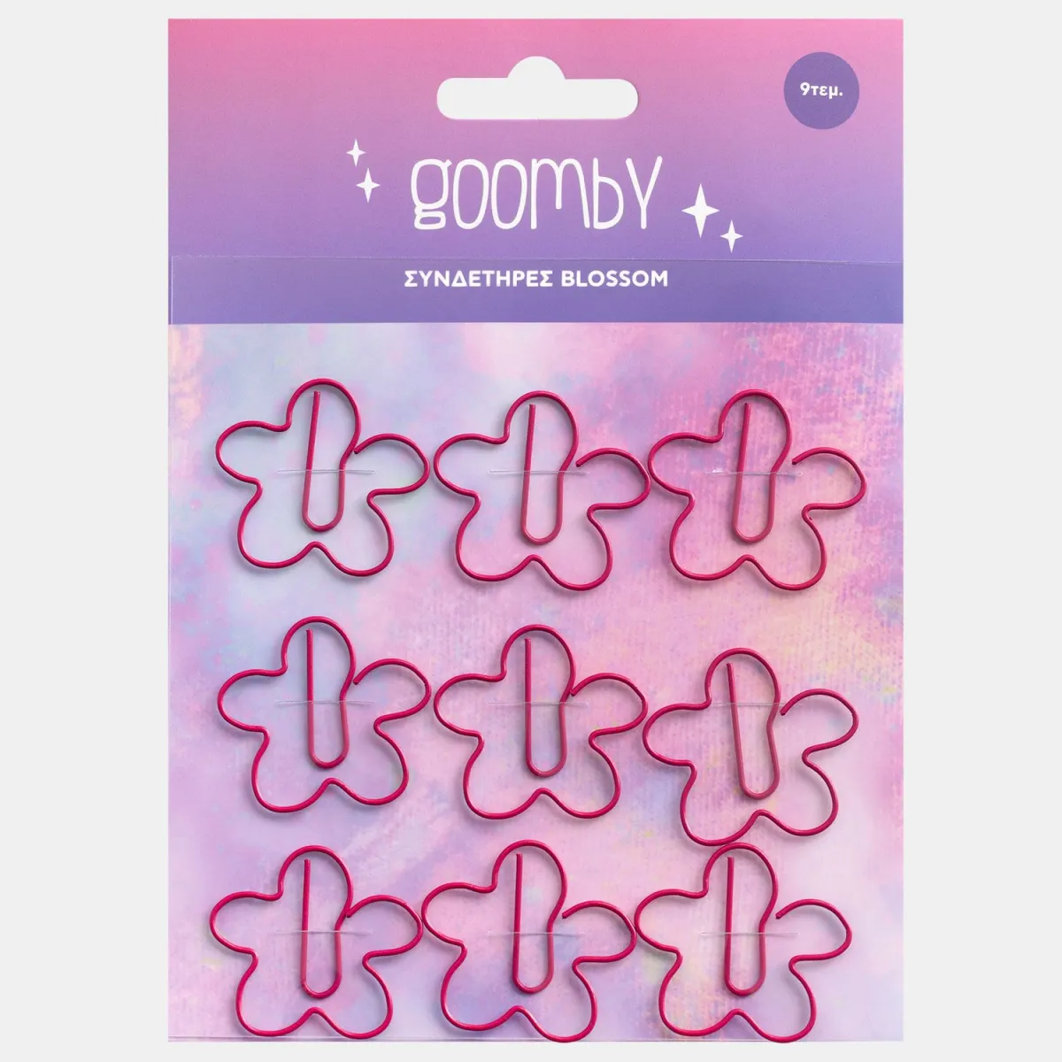 Goomby Συνδετήρες Blossom 9τεμ.