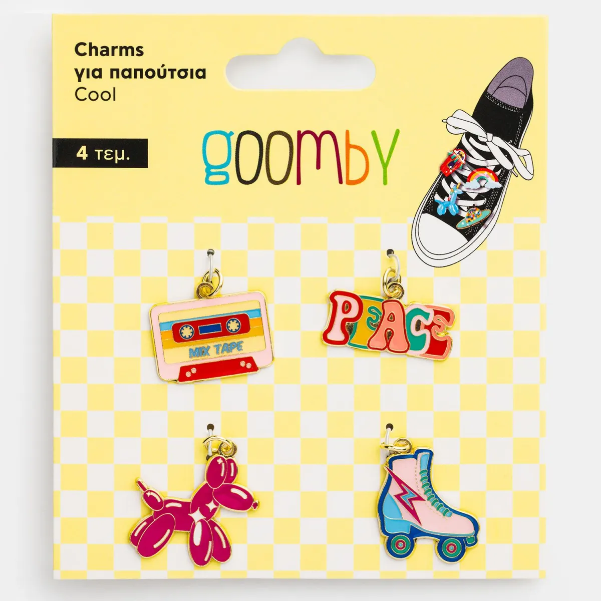 Goomby Charms για Παπούτσια Cool 4τεμ.