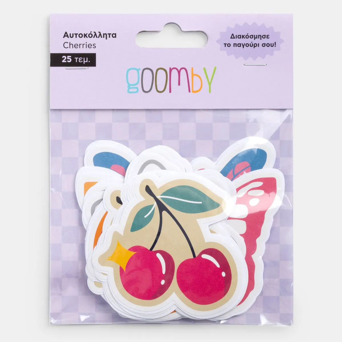 Goomby Αυτοκόλλητα Cherries 25τεμ.
