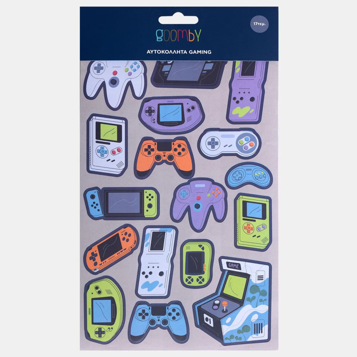 Goomby Αυτοκόλλητα  Gaming 10 φύλλα