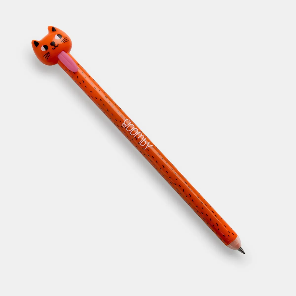 Goomby Στυλό Gel Erasable Pull Tongue Cat Orange
