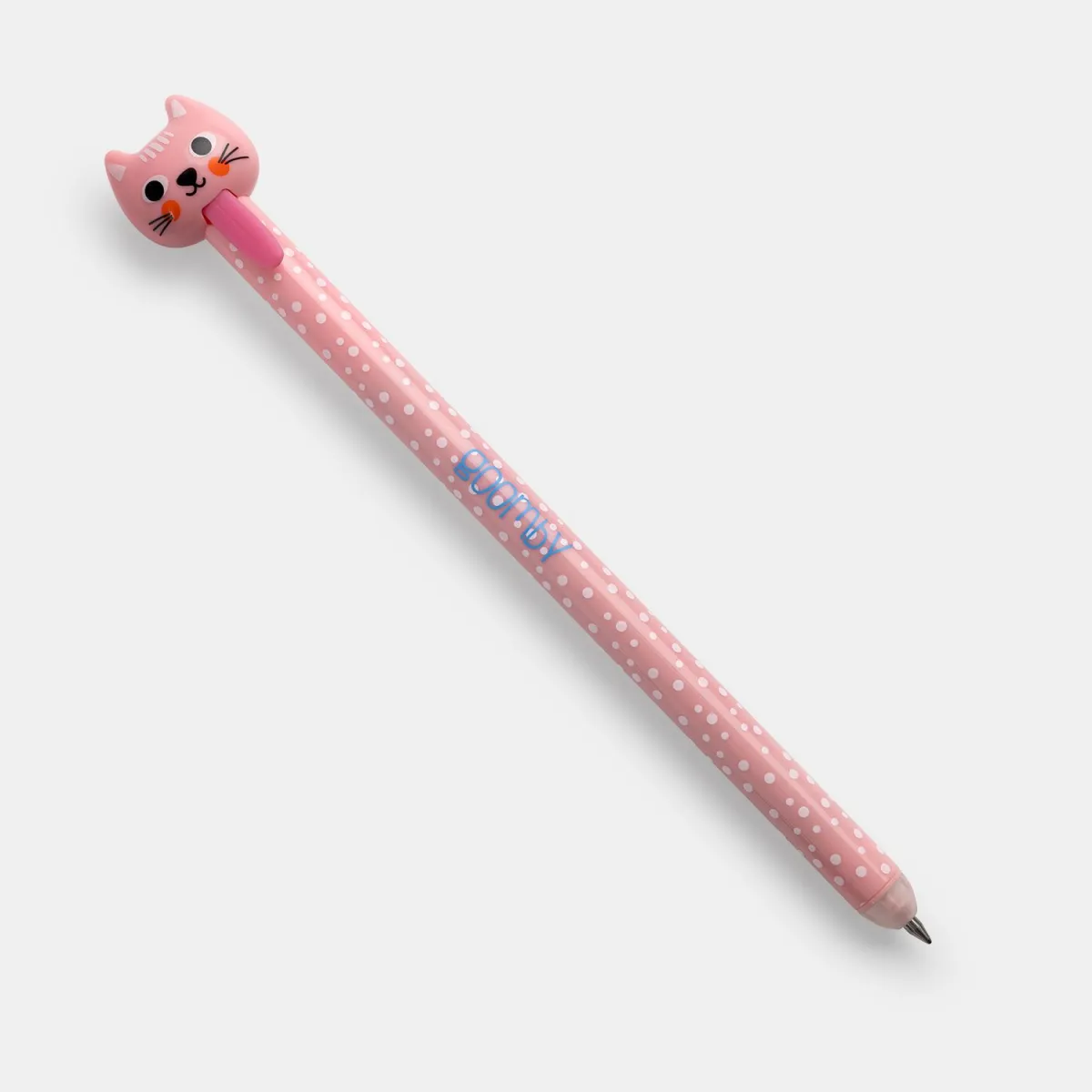 Goomby Στυλό Gel Erasable Pull Tongue Cat Pink