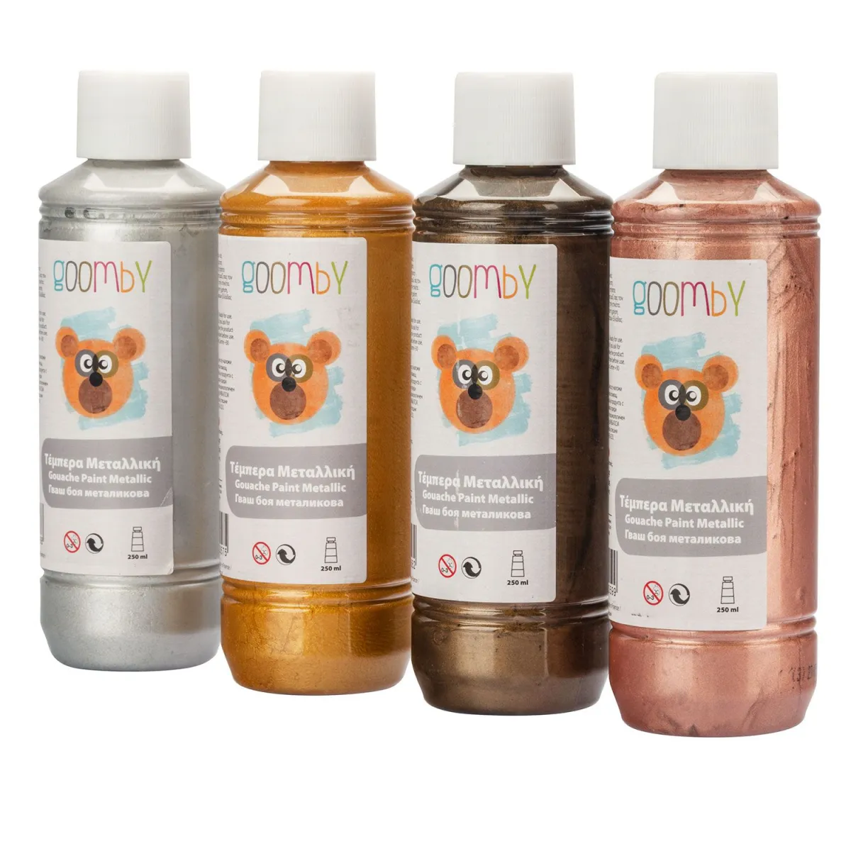 Goomby Τέμπερα Δοχείο Metallic 250ml