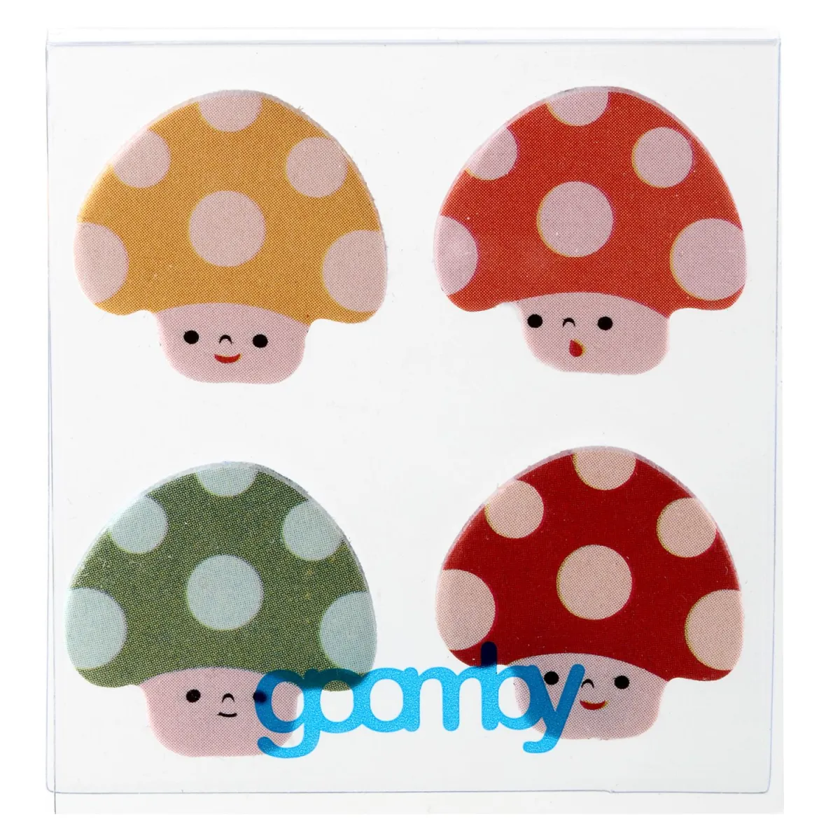 Goomby Σελιδοδείκτες Mushrooms 4 τμχ