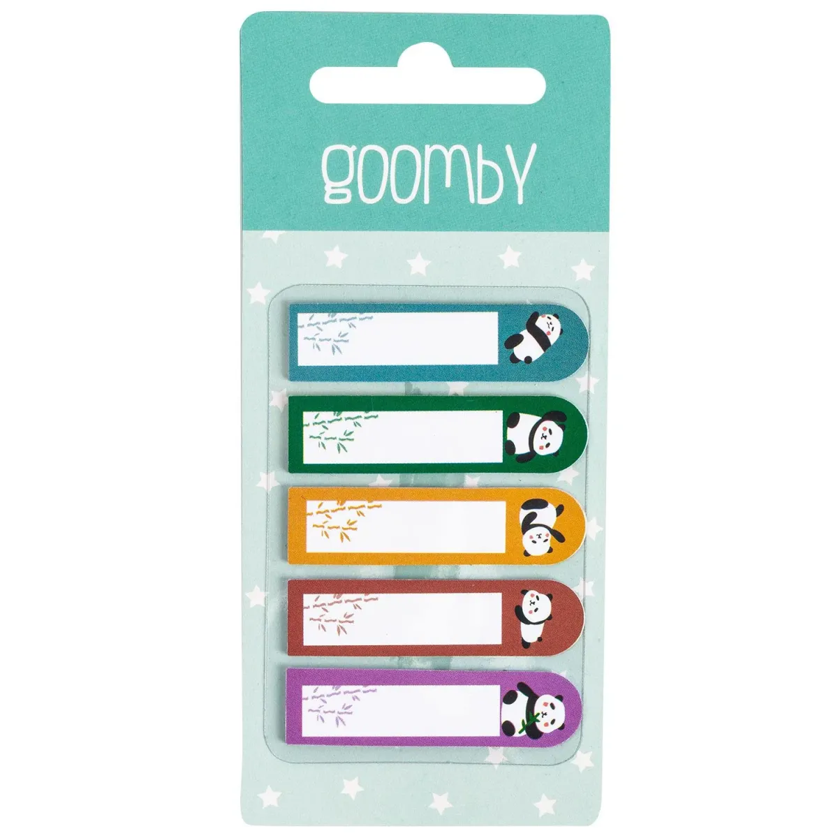 Goomby Σελιδοδείκτες Panda 5τεμ.