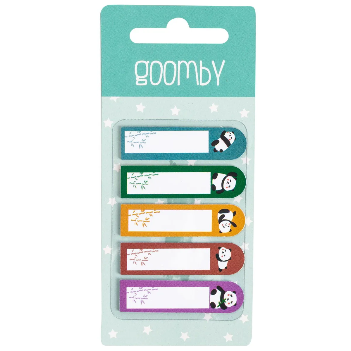 Goomby Σελιδοδείκτες Panda 5τεμ.