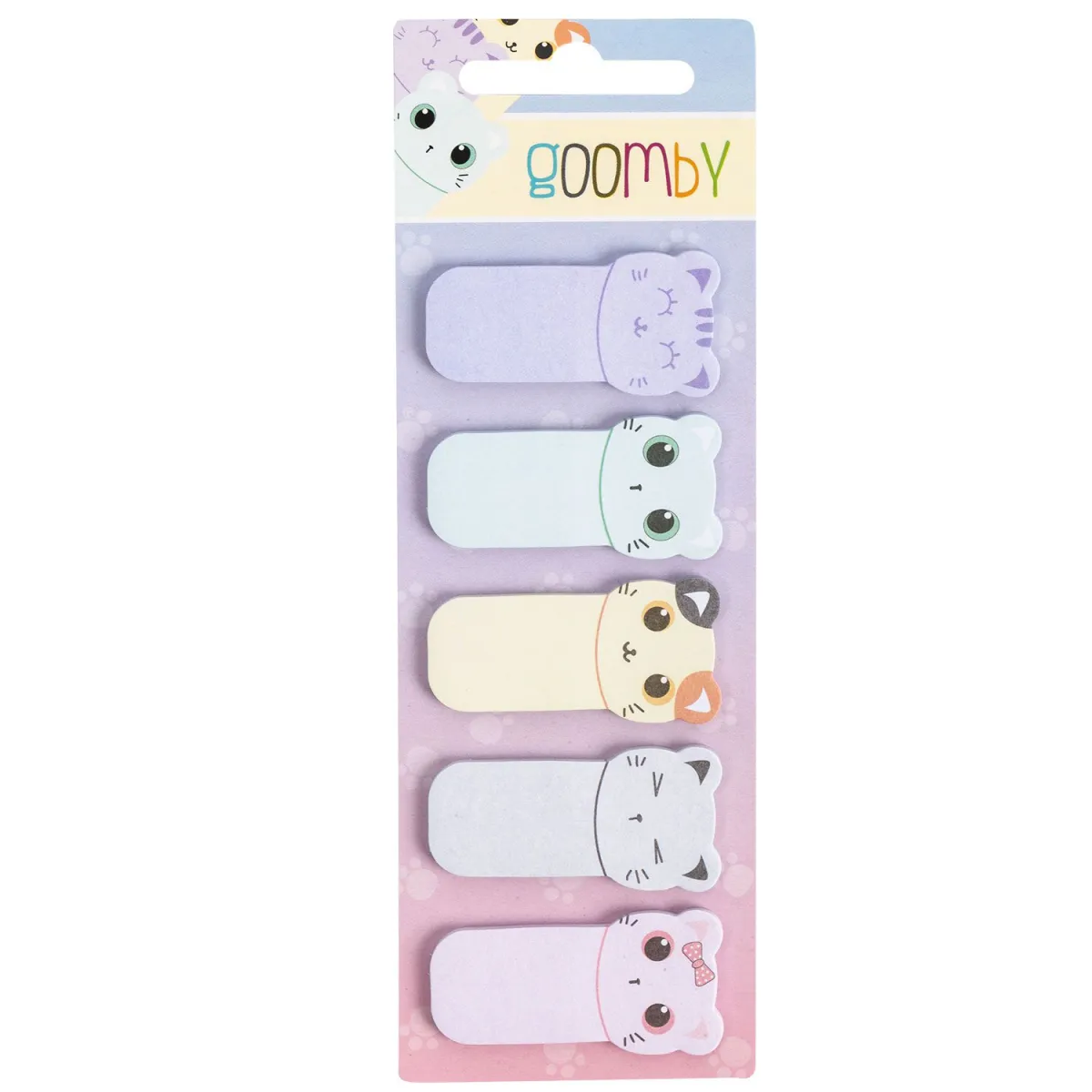 Goomby Σελιδοδείκτες Pastel Cats 5τεμ.