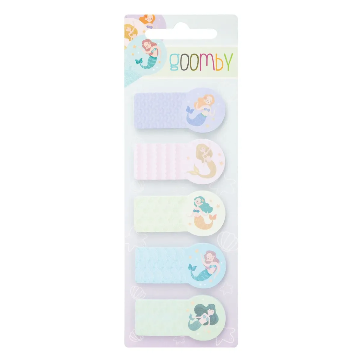 Goomby Σελιδοδείκτες Pastel Unicorns 5τεμ.