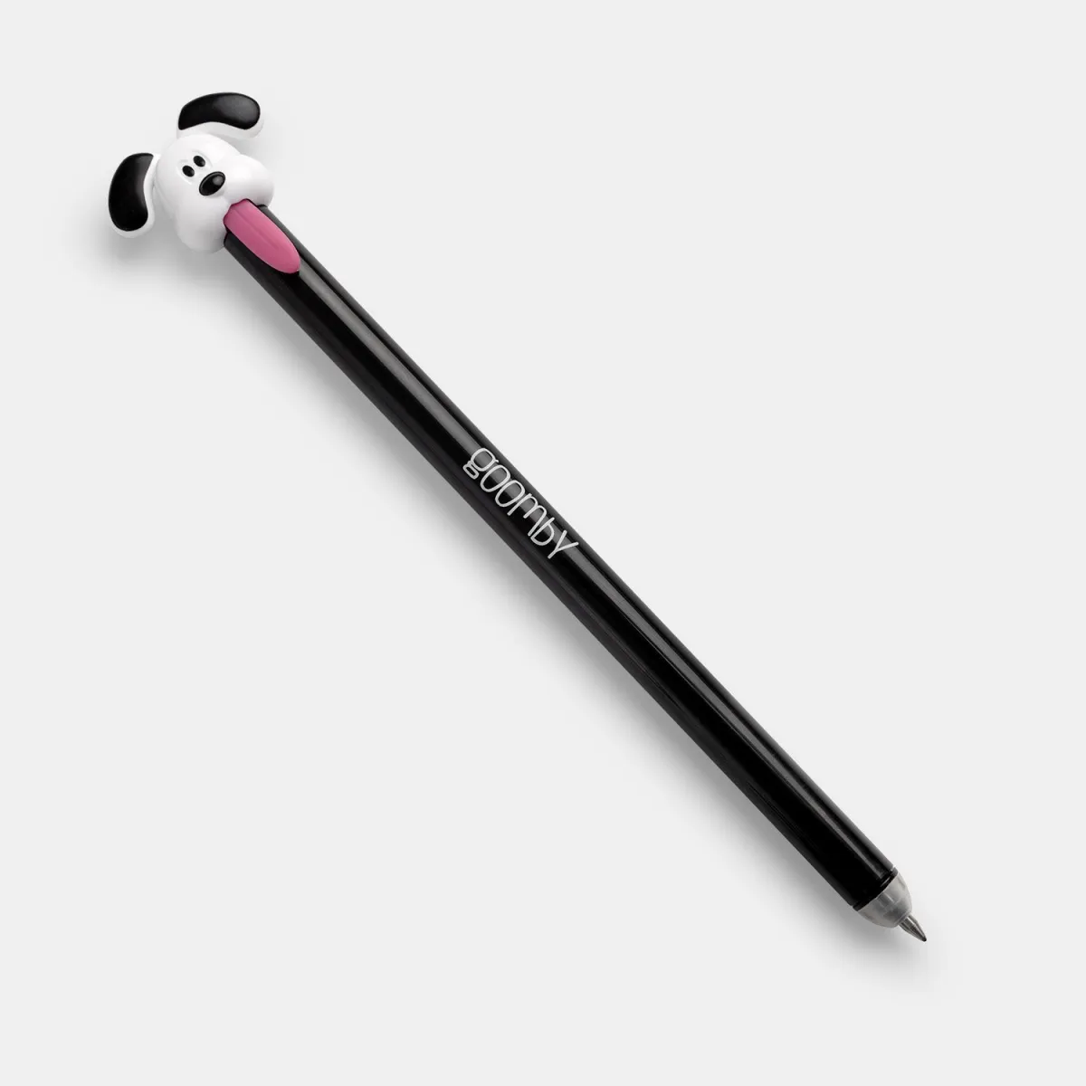 Goomby Pen Gel Erasable Pull Tongue Dog Black