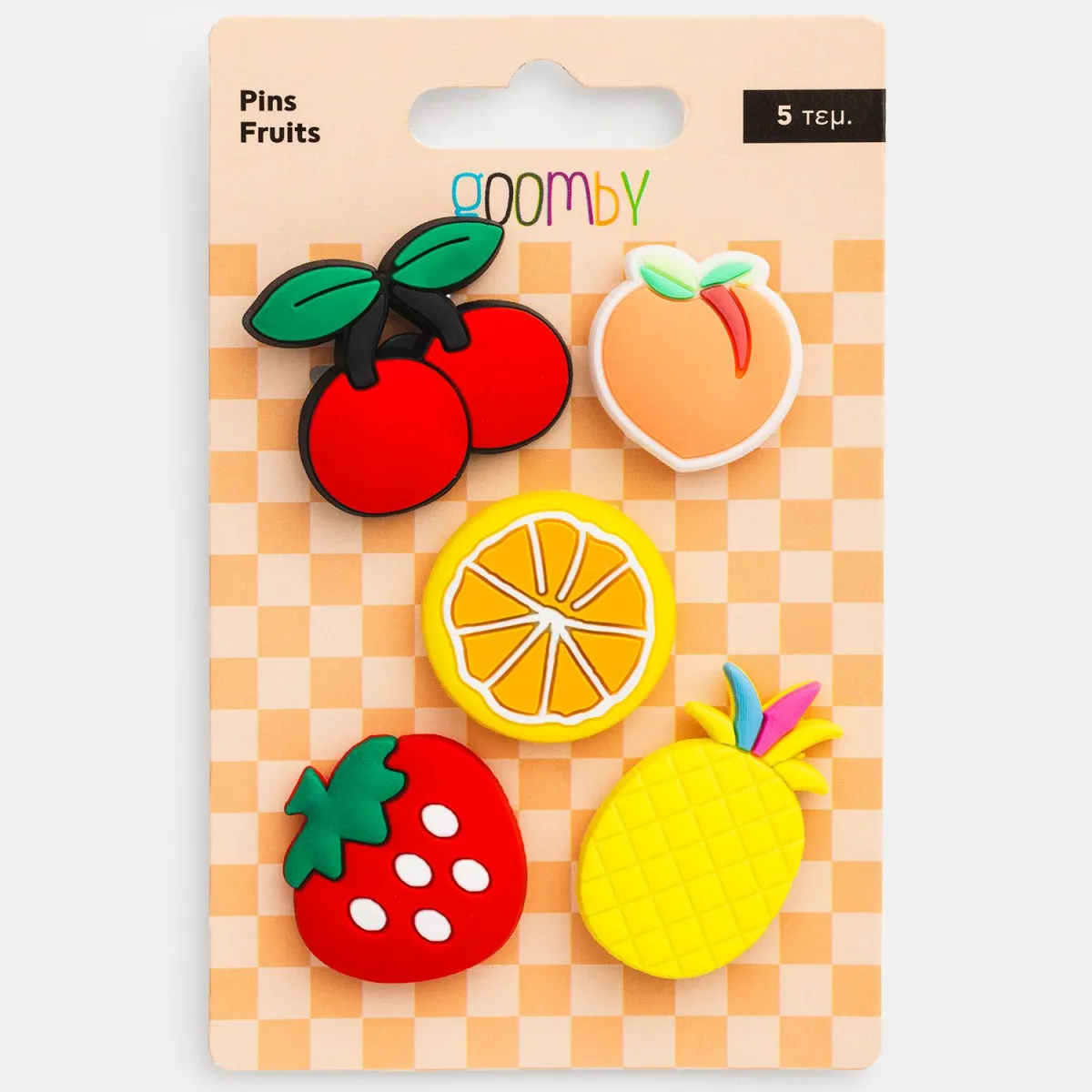 Goomby Pins Fruits 5τεμ.
