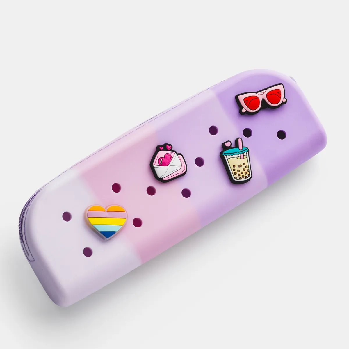 Goomby Κασετίνα Σιλικόνης με Pins Λιλά