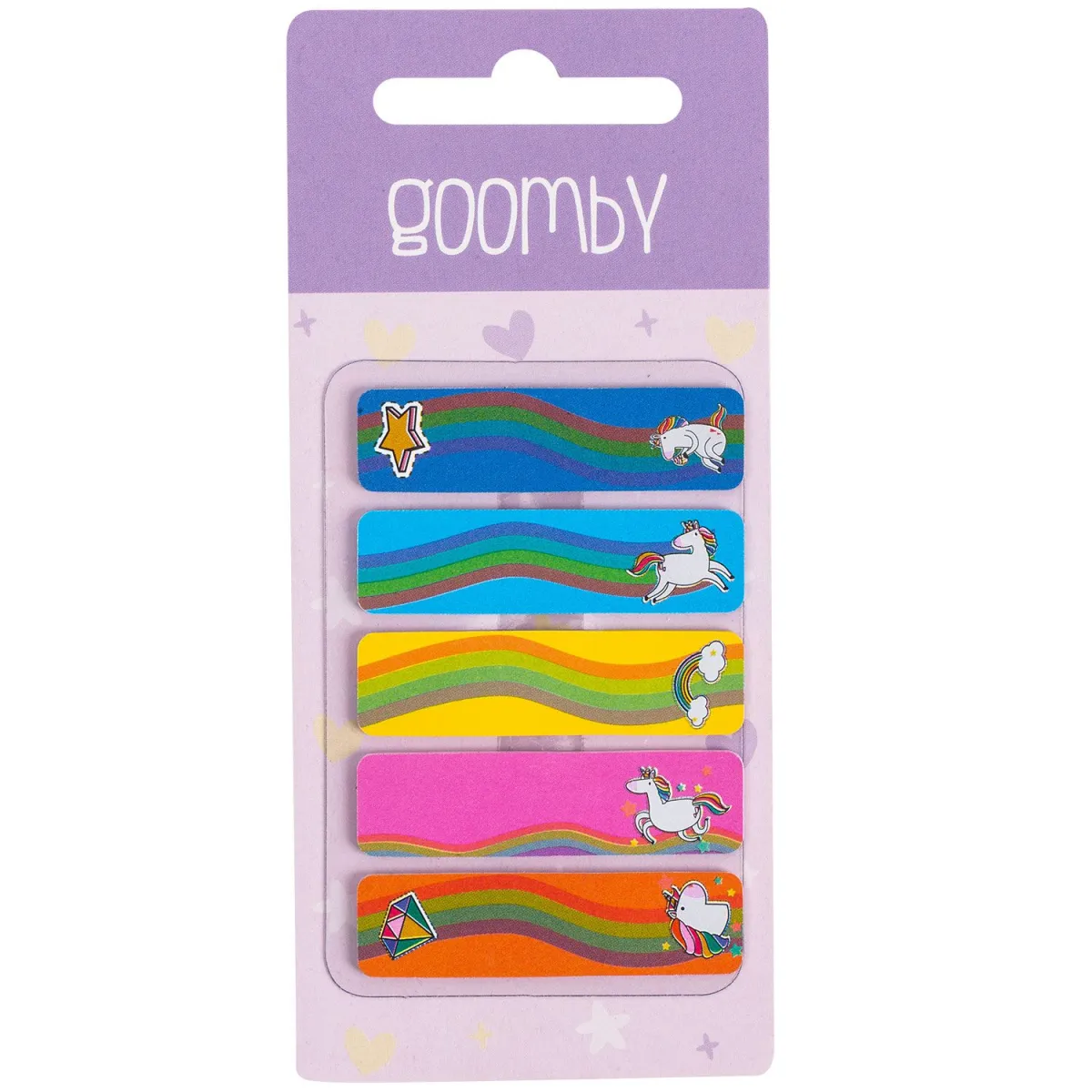 Goomby Σελιδοδείκτες Unicorn 5τεμ.