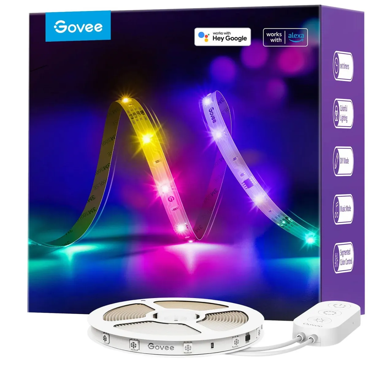 Govee LED Light Strip RGBIC Basic 10m