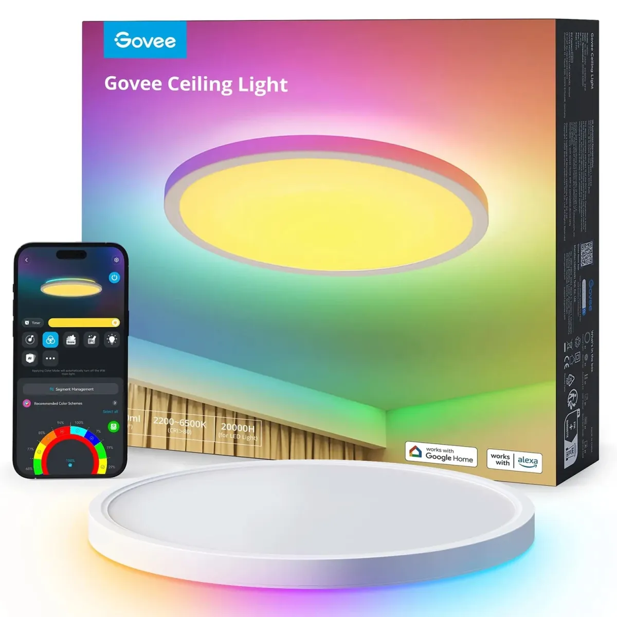 Govee LED Smart Round Ceiling Light 30cm
