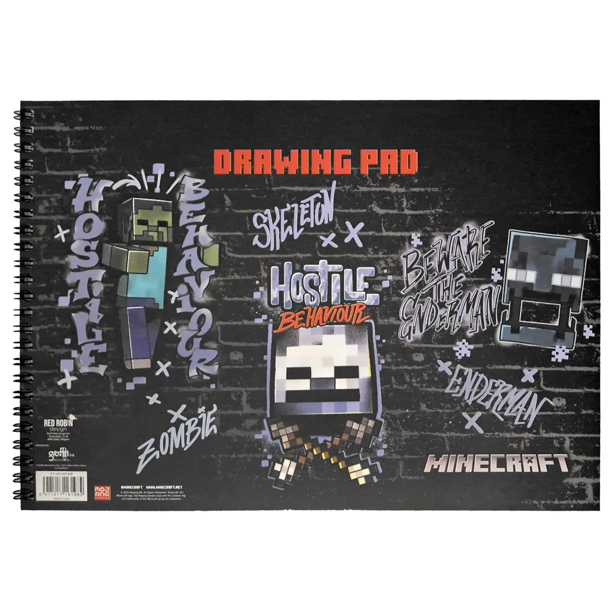 Graffiti Μπλοκ Ζωγραφικής Α4 Minecraft 30 Φύλλων