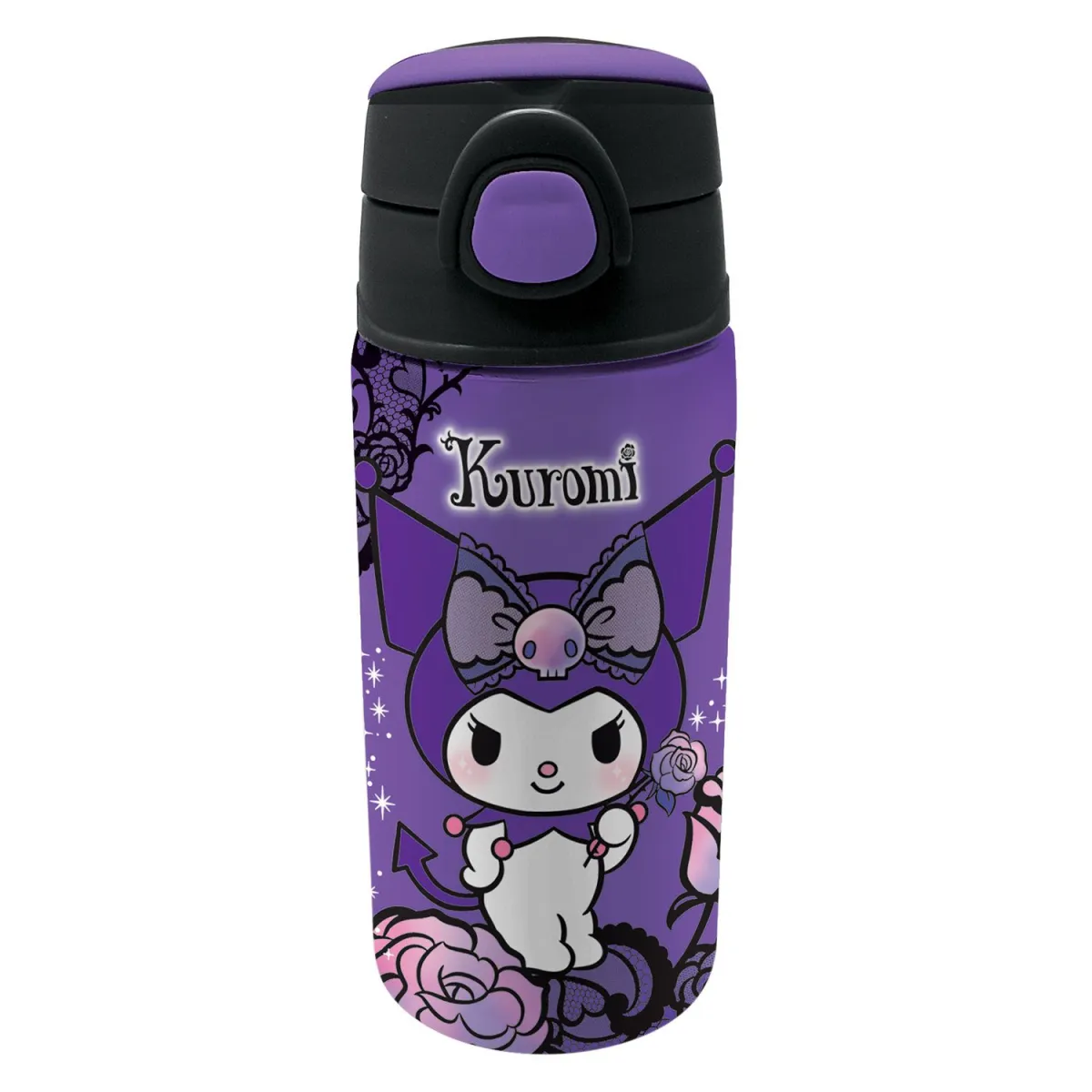 Graffiti Παγούρι Kuromi Purple Laces 500ml