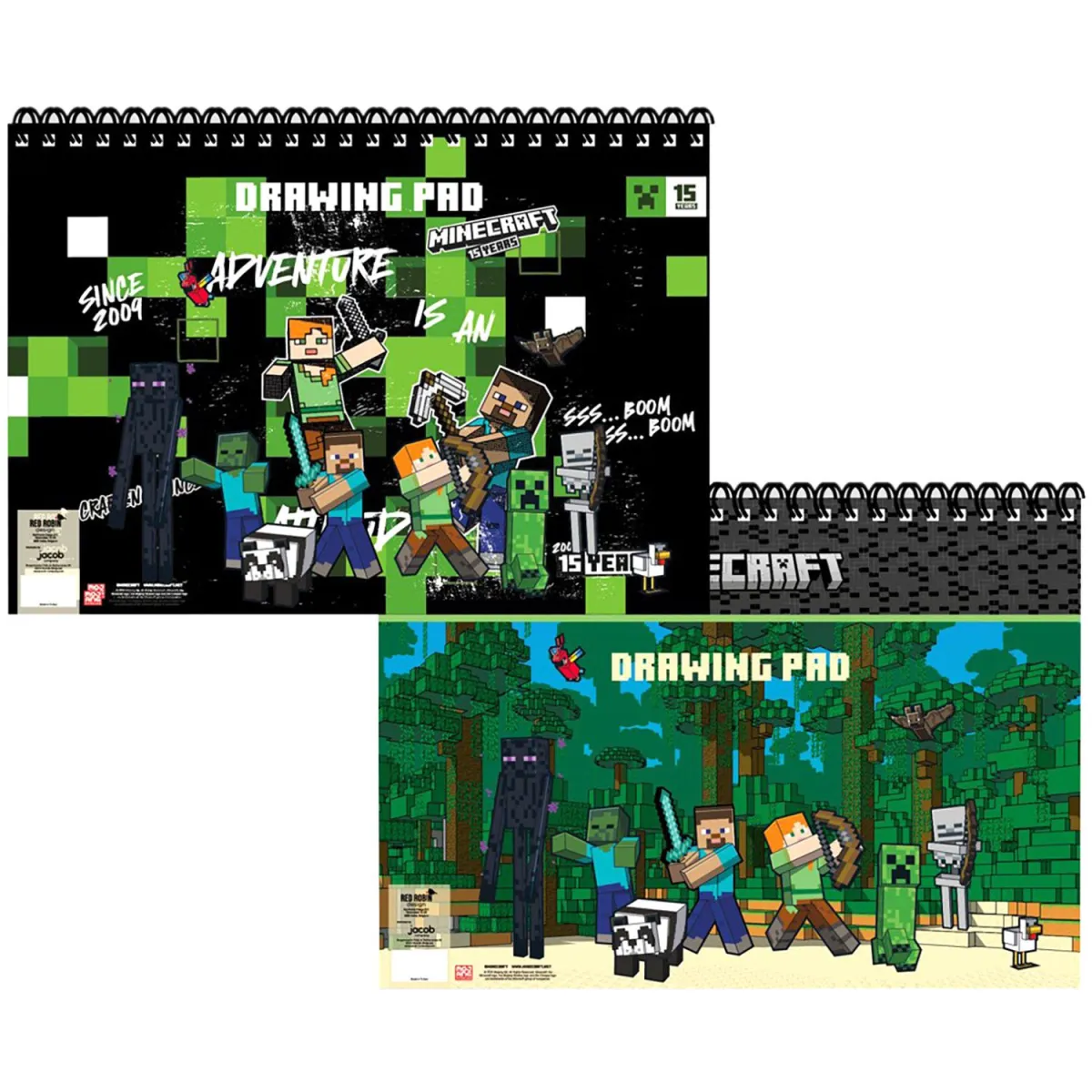 Graffiti Μπλοκ Ζωγραφικής Minecraft 23x33cm 40Φύλλων
