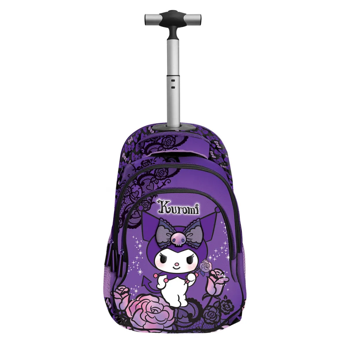 Graffiti Τσάντα Trolley Δημοτικού Kuromi Purple Laces